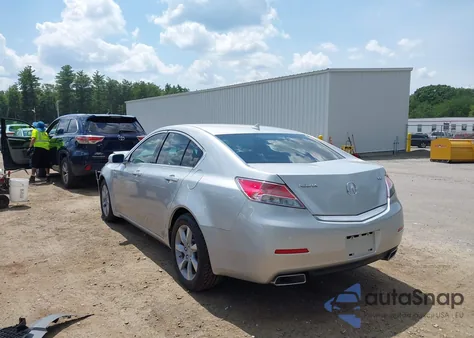2012 Acura Tl 3.5 из США, поврежденный, VIN 19UUA8F28CA024343